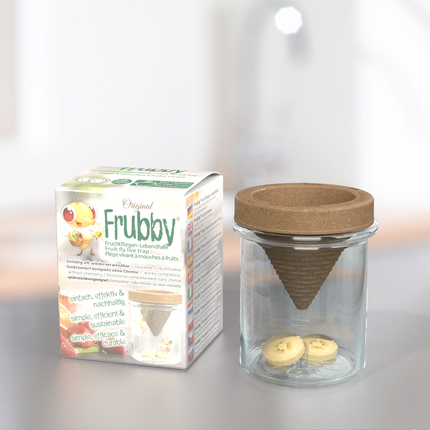 Frubby - Lebendfalle gegen Fruchtfliegen
