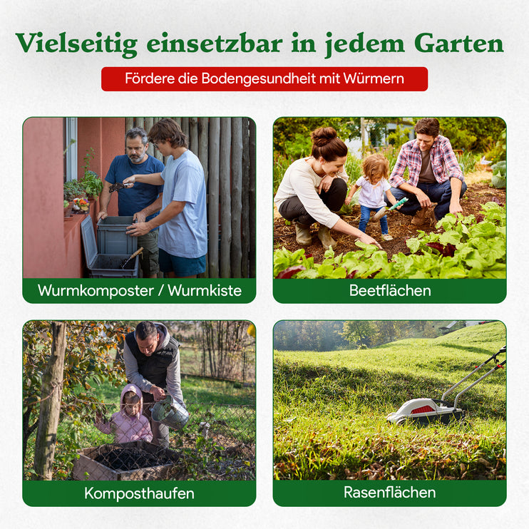 Gartenwürmer - Eisenia Mix