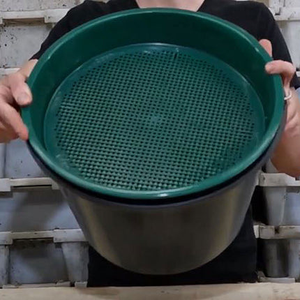 Worm sieve / compost sieve / soil sieve - 4mm &amp; 6mm sieve size - Ø38cm 