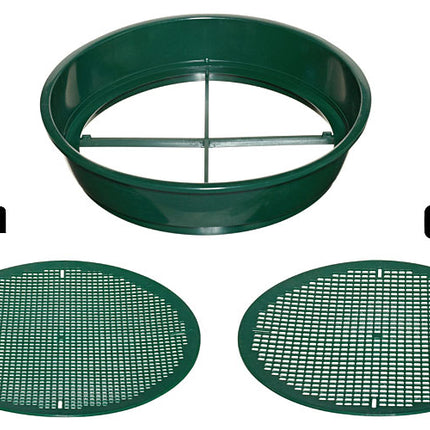 Worm sieve / compost sieve / soil sieve - 4mm &amp; 6mm sieve size - Ø38cm 
